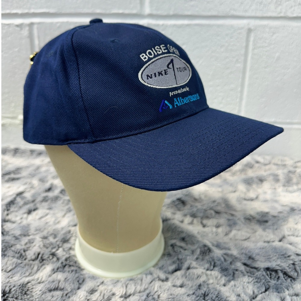 Nike Hat Navy Blue Boise Open Nike Tour 1998 Volunteer Pin